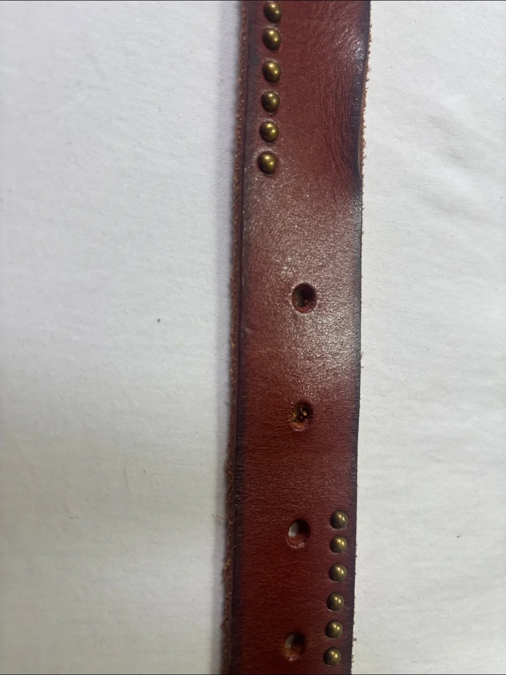 Linea Pelle Vintage Suede Leather Strap - Brown